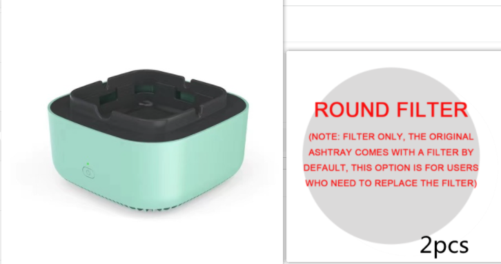 Smoke Removal Air Purification Ashtray Anion Purification Practical Automatic Purifier Ashtray Portable Gadgets For Car Ashtray Image