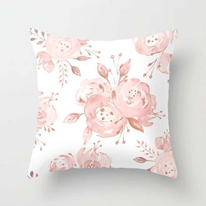 Pink sofa cushion cushion pillowcase Image