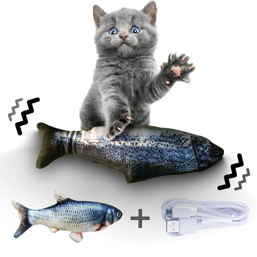 Without Cat Nip Version - Electric Jumping Fish Simulation Electric Fish Toy Image