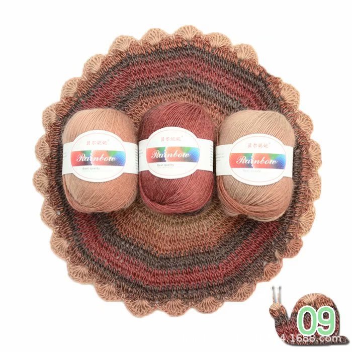 Rainbow ball of yarn Image