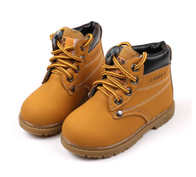 2021 spring and autumn new boys and girls fashion boys single boots, children's single boots children's shoes Image