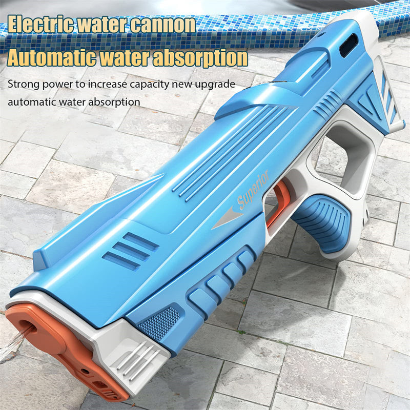 Summer Full Automatic Electric Water Gun Toy Induction Water Absorbing High-Tech Burst Water Gun Beach Outdoor Water Fight Toys Image