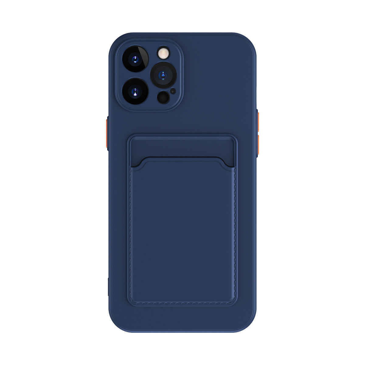 Simple Pure Color Liquid Silicone Phone Case Image