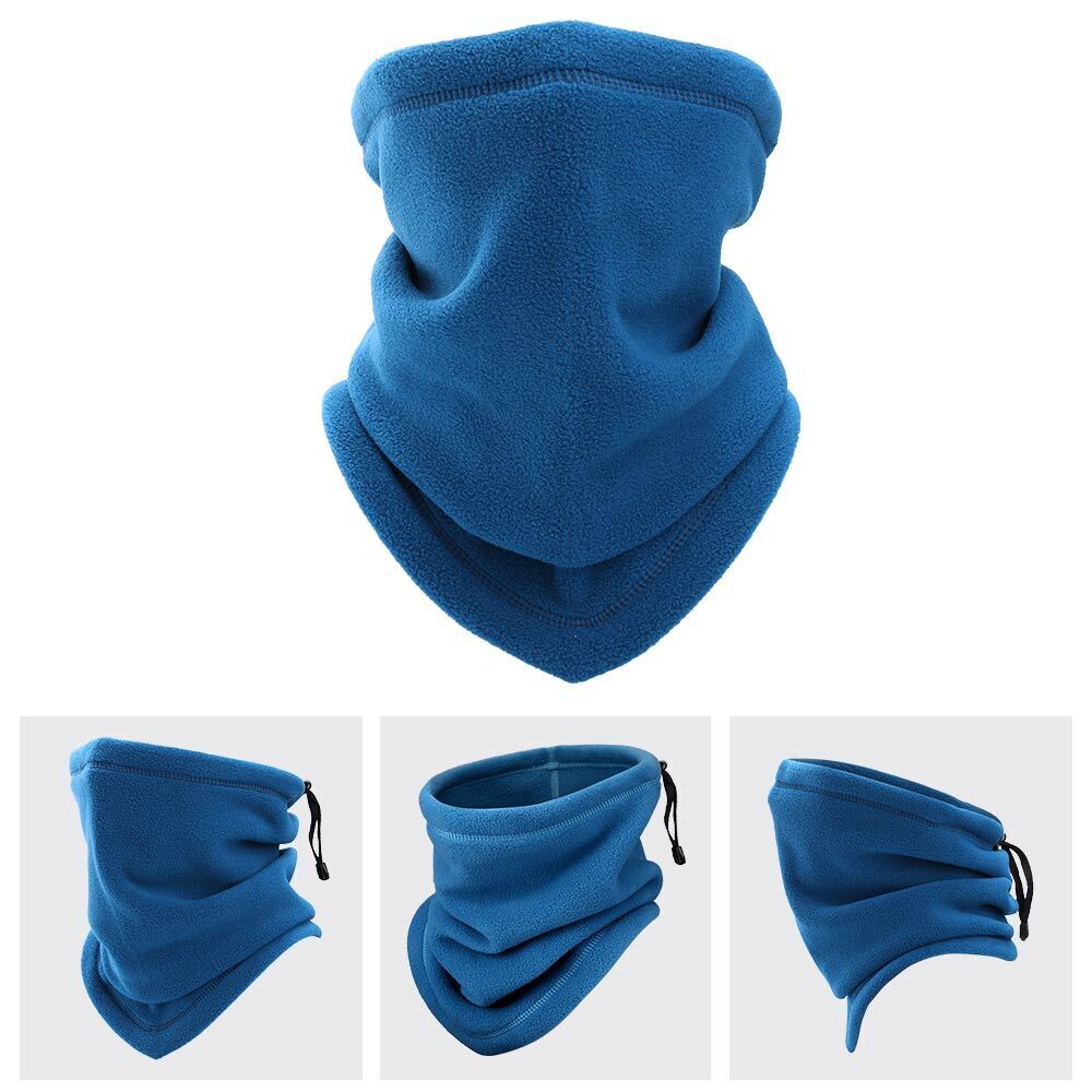 Winter Windproof Scarves Fleece Tube Scarf Mask Soft Half Face Cover SKi Snowboard Neck Warmer Gaiter Fashion Women Men Winter Fleece Face Mask Scarf Balaclava Neck Warmer Image