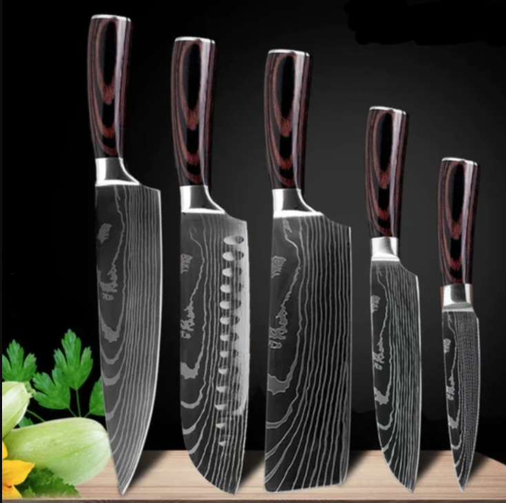 Carpenter's Special Set 6-piece Set 8-piece Set Knife Chef Knife Kitchen Knife Cooking Image