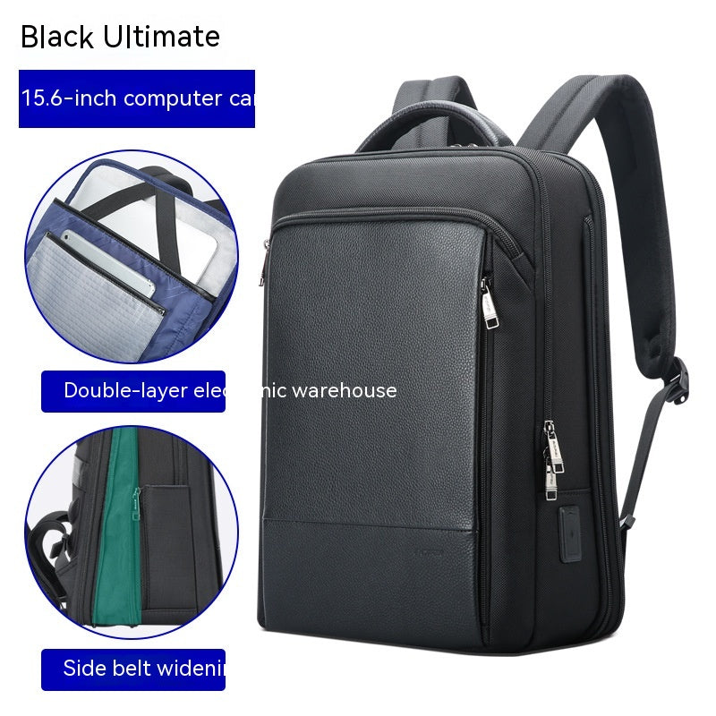 Men's Business Multifunction Usb Backpack Image