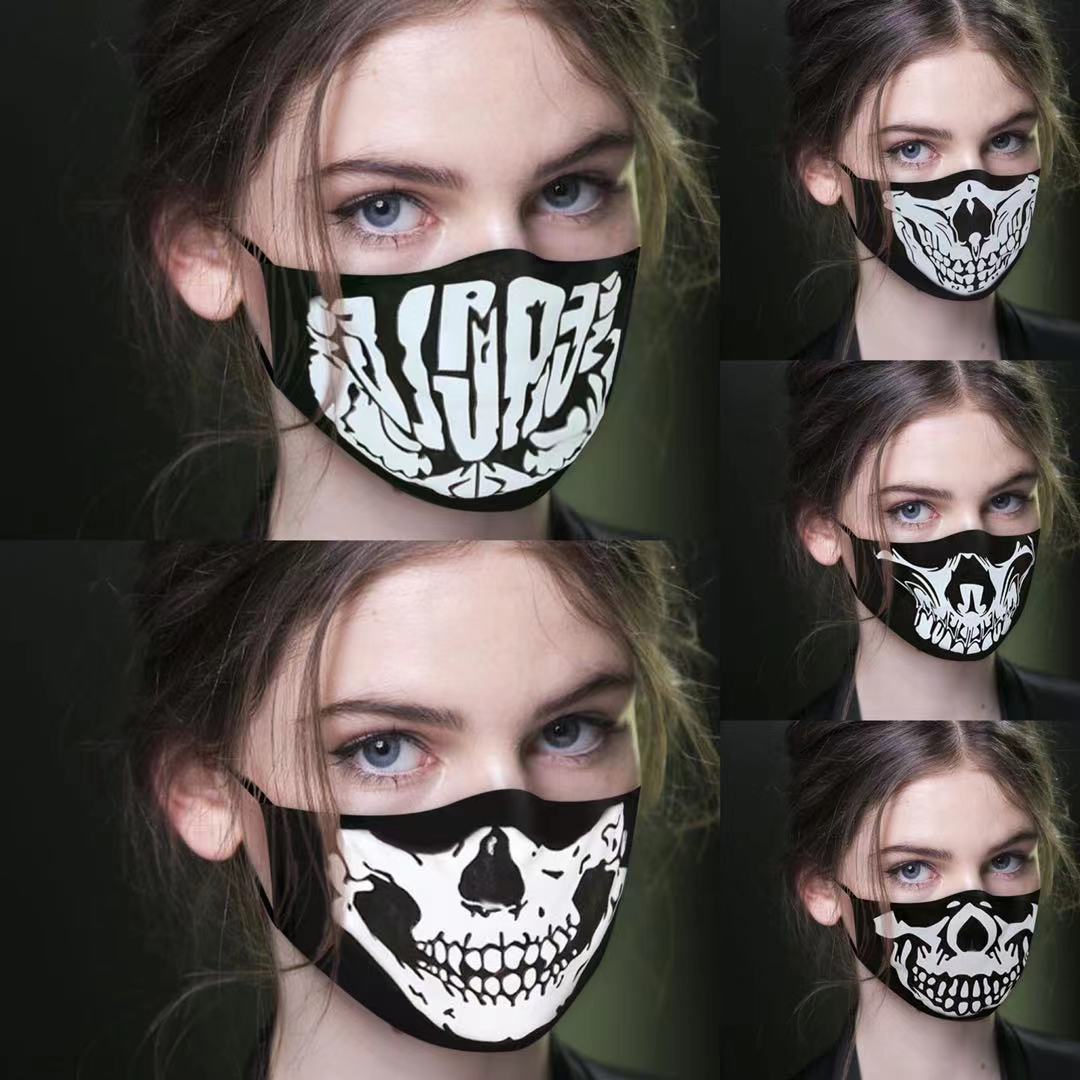 Halloween Facial Mask Cotton Cloth Image