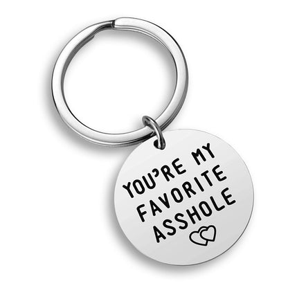 Funny Keychain Novelty Gag Gifts For Him Boyfriend Husband Valentine's Love Tag