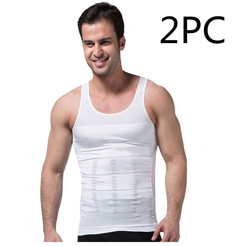 Men's Tight-waist Body Shaper Tank Top Corset Image