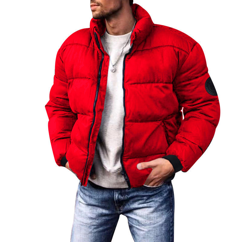 Coat Stand-up Collar Downcotton-padded Jacket Thickened Men's Cotton Jacket Image