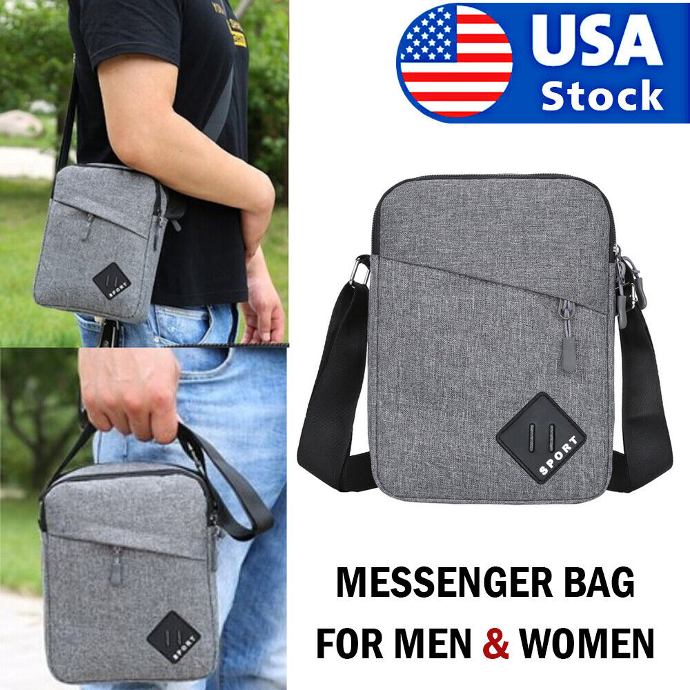 Men's Messenger Bag Crossbody Fanny Packs Purse Small Backpack Shoulder Bags USA Image