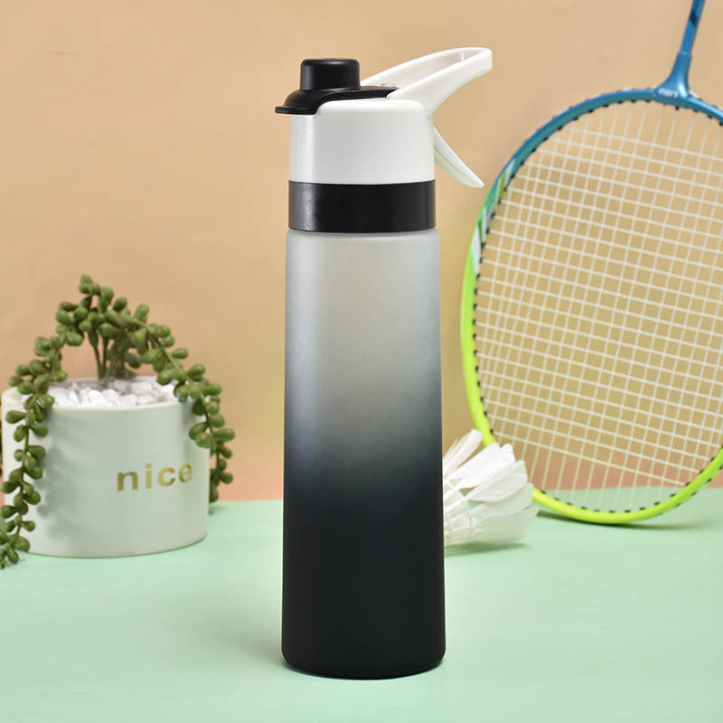 Spray Water Bottle For Girls Outdoor Sport Fitness Water Cup Large Capacity Spray Bottle Drinkware Travel Bottles Kitchen Gadgets Image