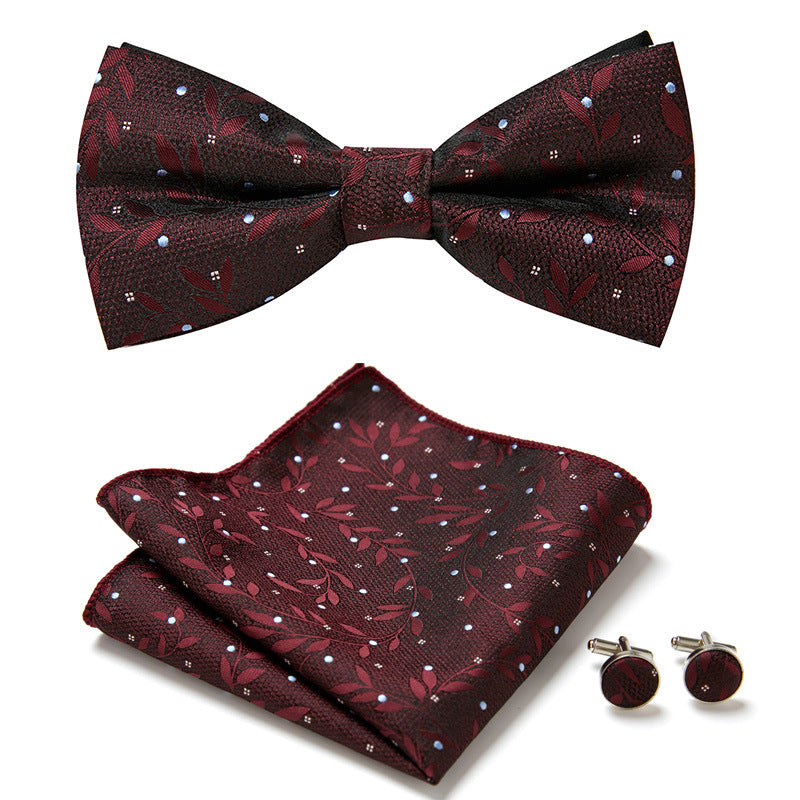 Three Piece Set Of Stylish Bow Ties Image