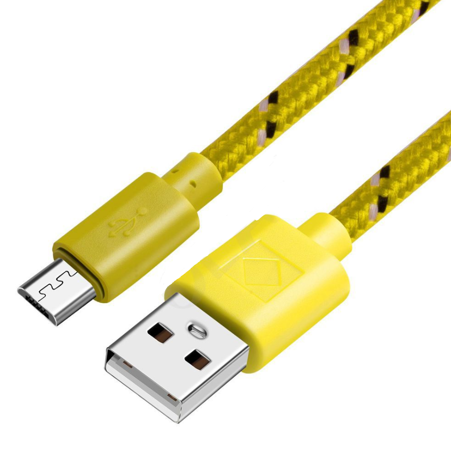 Woven nylon cloth data cable Image