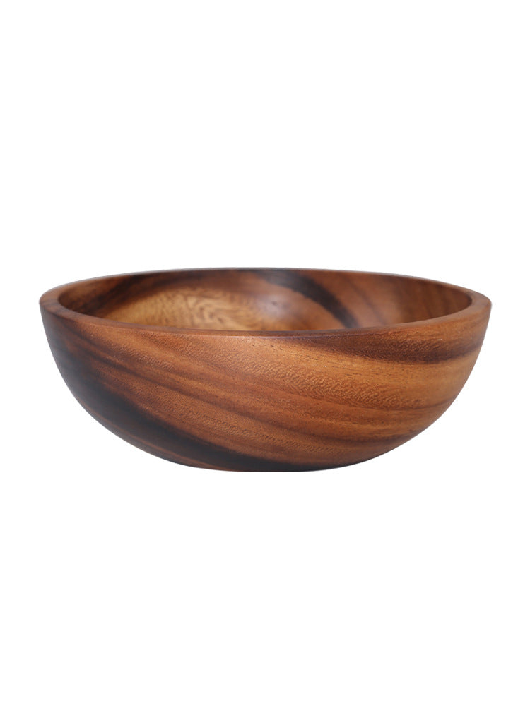 Acacia wooden bowl wooden tableware Image