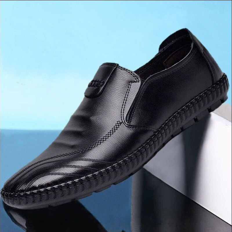 Leather Shoes Mens Leather Spring New Mens Business Image