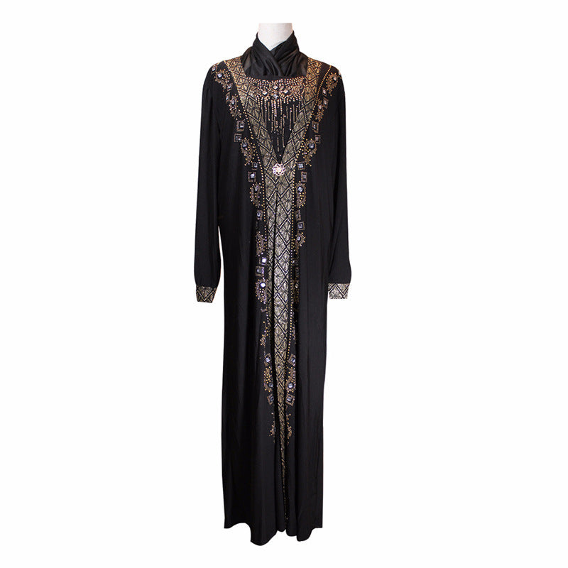 Muslim Ramadan fashion beaded dress Image