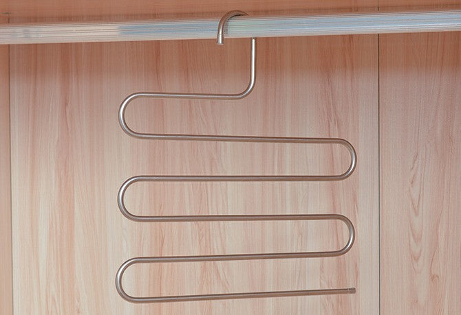 Magic non-slip s-type home pants rack Image