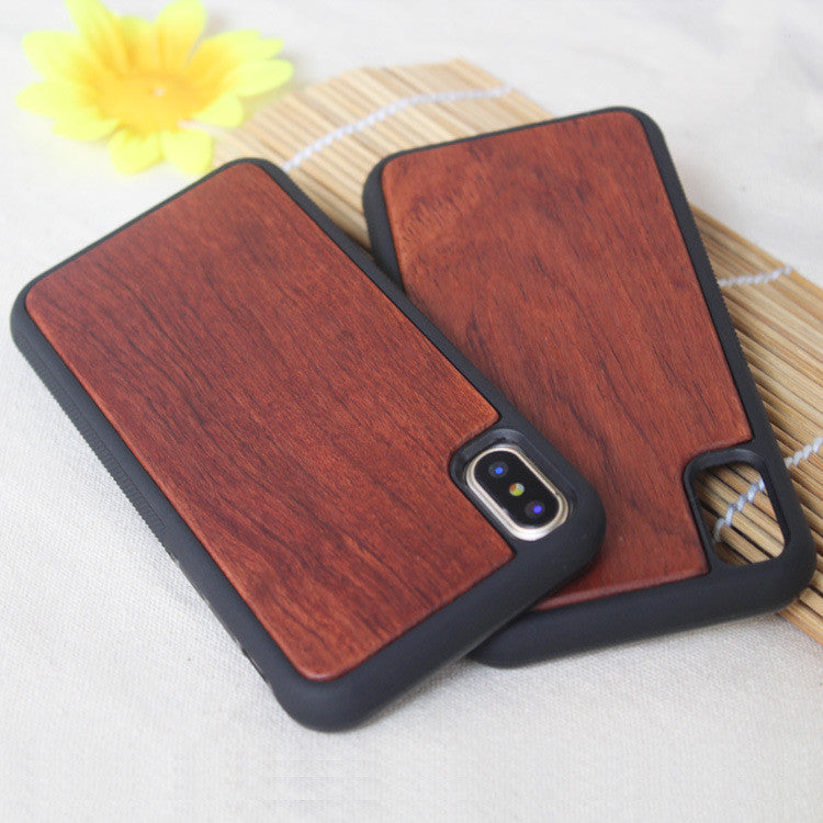 Wooden case TPU phone case Image