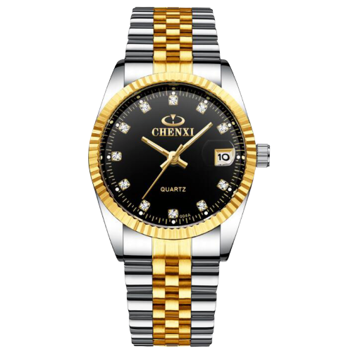 Golden couple watch men Image