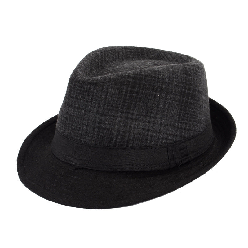 Hat men spring and autumn top hat men hat Image