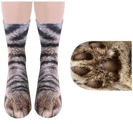 3D Animal Paw Socks Cute Cat Claws Socks Unisex Long Socks Image