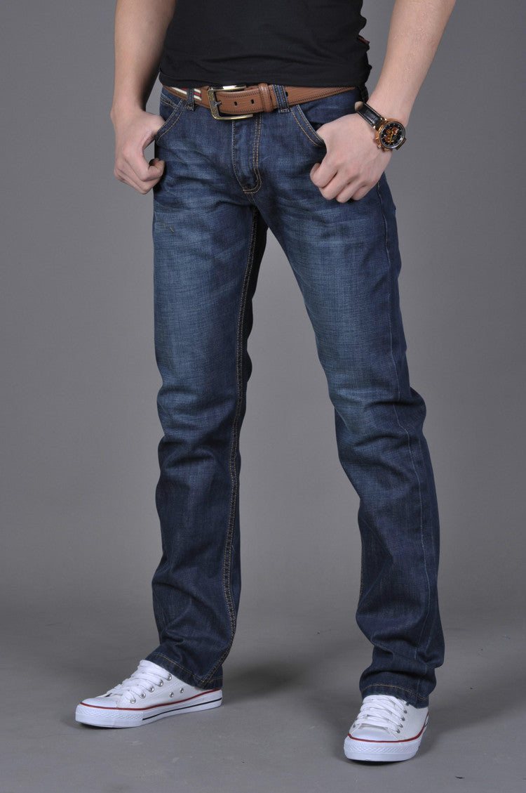 Explosive Fall Winter New Straight Slim Men's Jeans Image