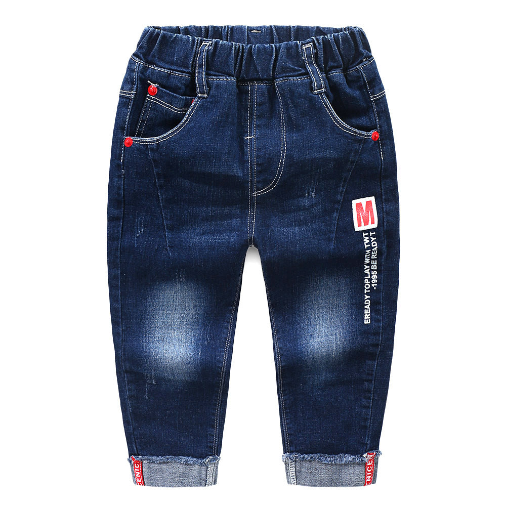 Fashion Jeans For Boys, Children, Korean Style, Long Pants Image