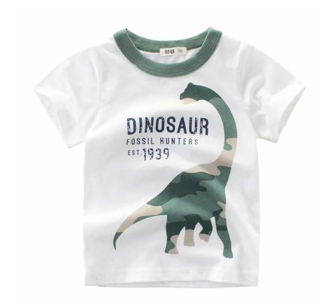 Children's Wear 2021 Summer New Korean Children's Boys Cotton T-shirt Men's Treasure In Children's Short Sleeves Image