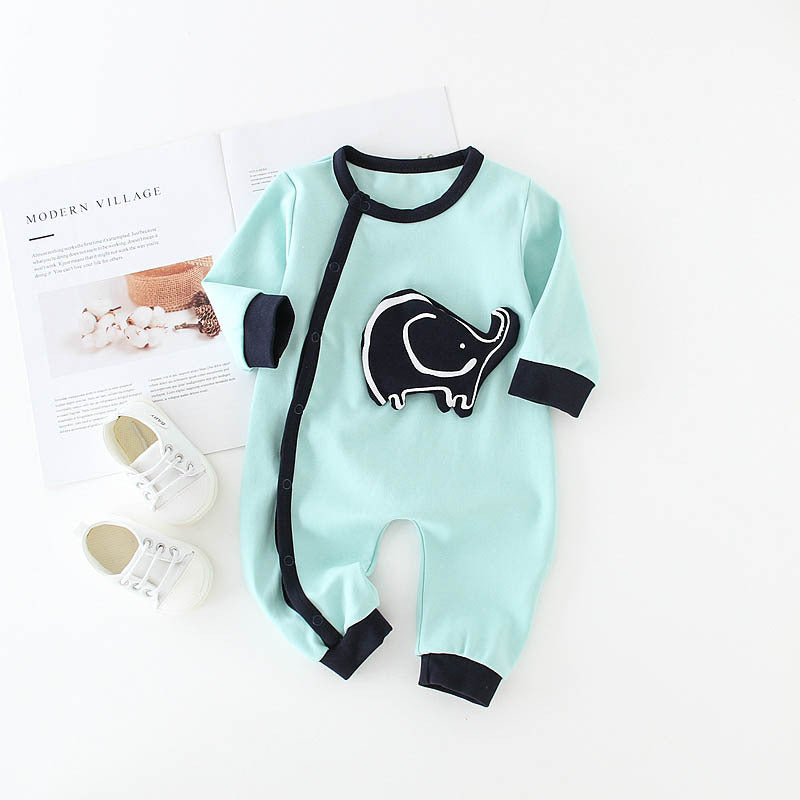 Baby one-piece romper cotton baby Image