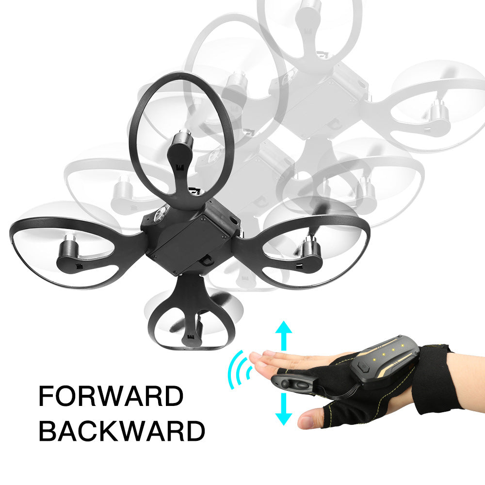 Folding Drone Gesture Control Aerial Photography Four-axis Body Sense Gravity Induction Remote Contro Image