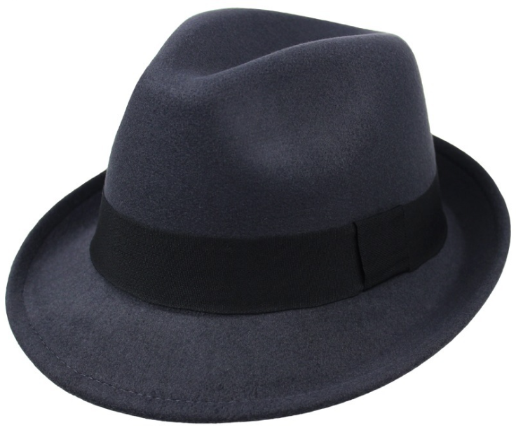 Gentleman hat jazz hat felt hat Image