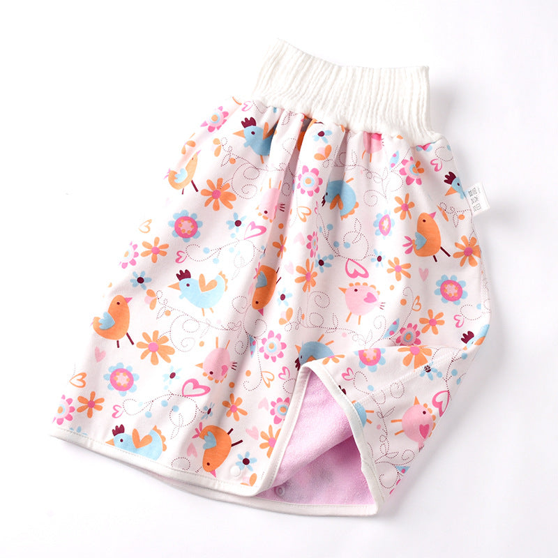 Cotton and bamboo fiber Baby diaper skirt Image