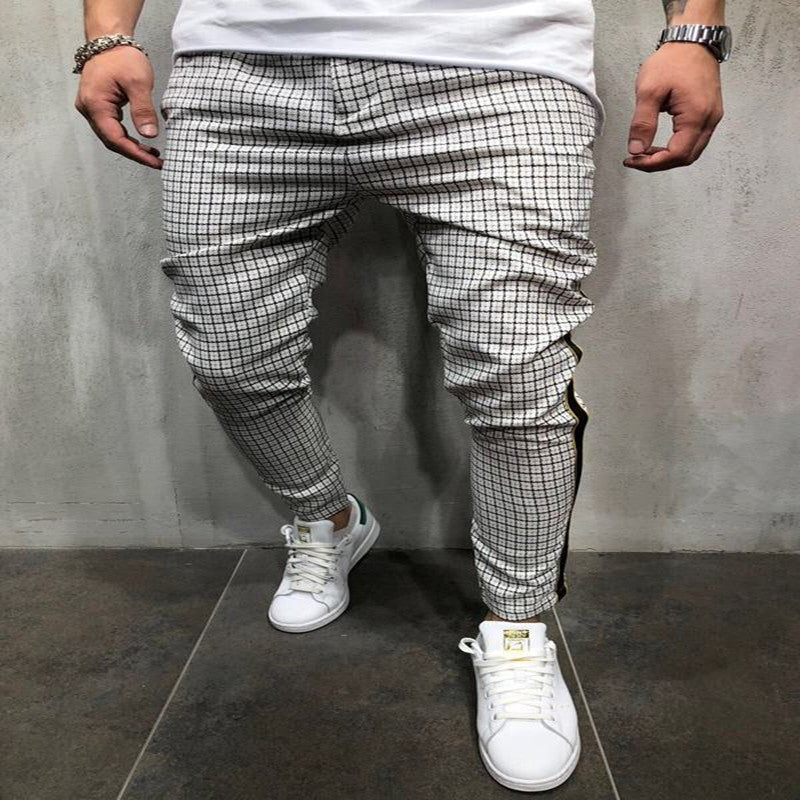 Men Camo Casual Jogger Jeans for Men Long Pants Trousers Image