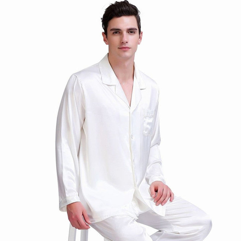 Pajamas Nightgown Loose Homewear Men Winter Sleepwear Image