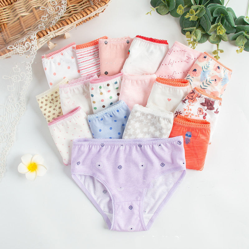 Children's Underwear Multi-fancy Floral Triangle Image