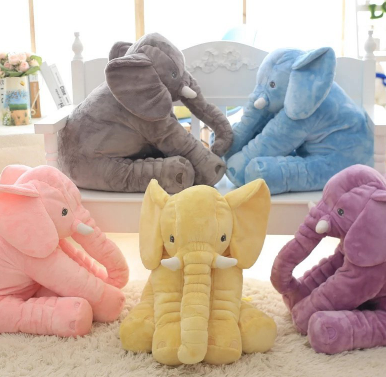 Elephant Doll Pillow Baby Comfort Sleep With Image