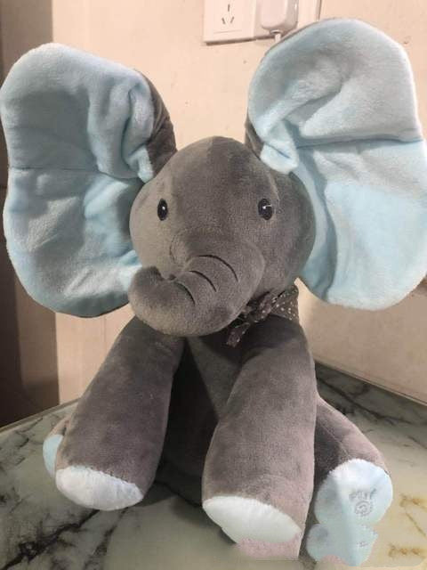 Peek-A-Boo Interactive Elephant Plush Toy Image