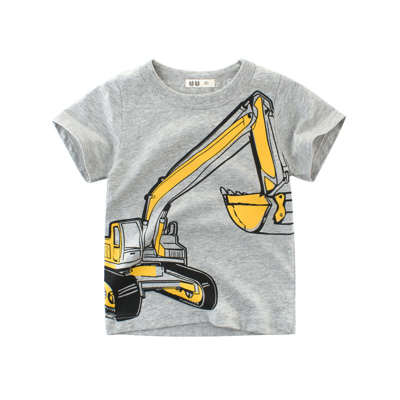 Children''s Wear Summer New Boys T-shirt, Short Sleeve Korean Children''s Clothing, Baby Clothing, A Ready-to-be Factory Direct Selling Image