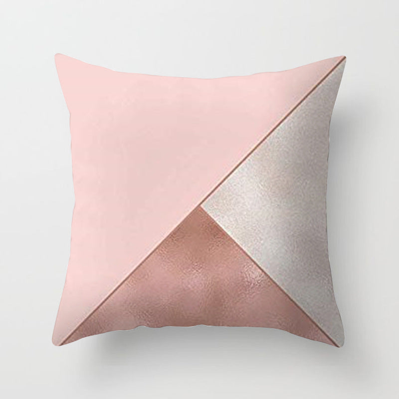 Pink sofa cushion cushion pillowcase Image