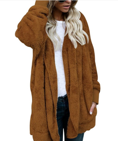 Women's Plush Warm Cotton Coat Image