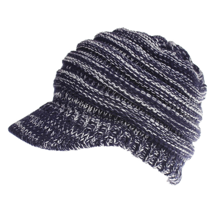 Women Ponytail Beanies Autumn Winter Hats Female Soft Knitting Caps Warm Ladies Skullies Image