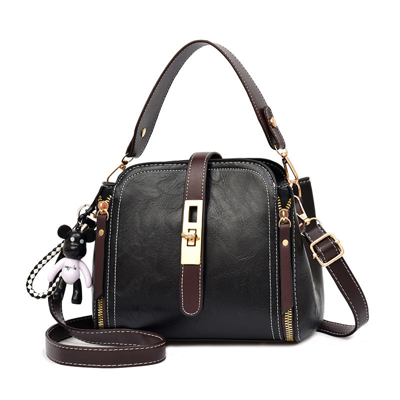 Fashion PU Leather Handbags Small Flap Crossbody Shoulder Messenger Bags Women Vintage Purse  Bags