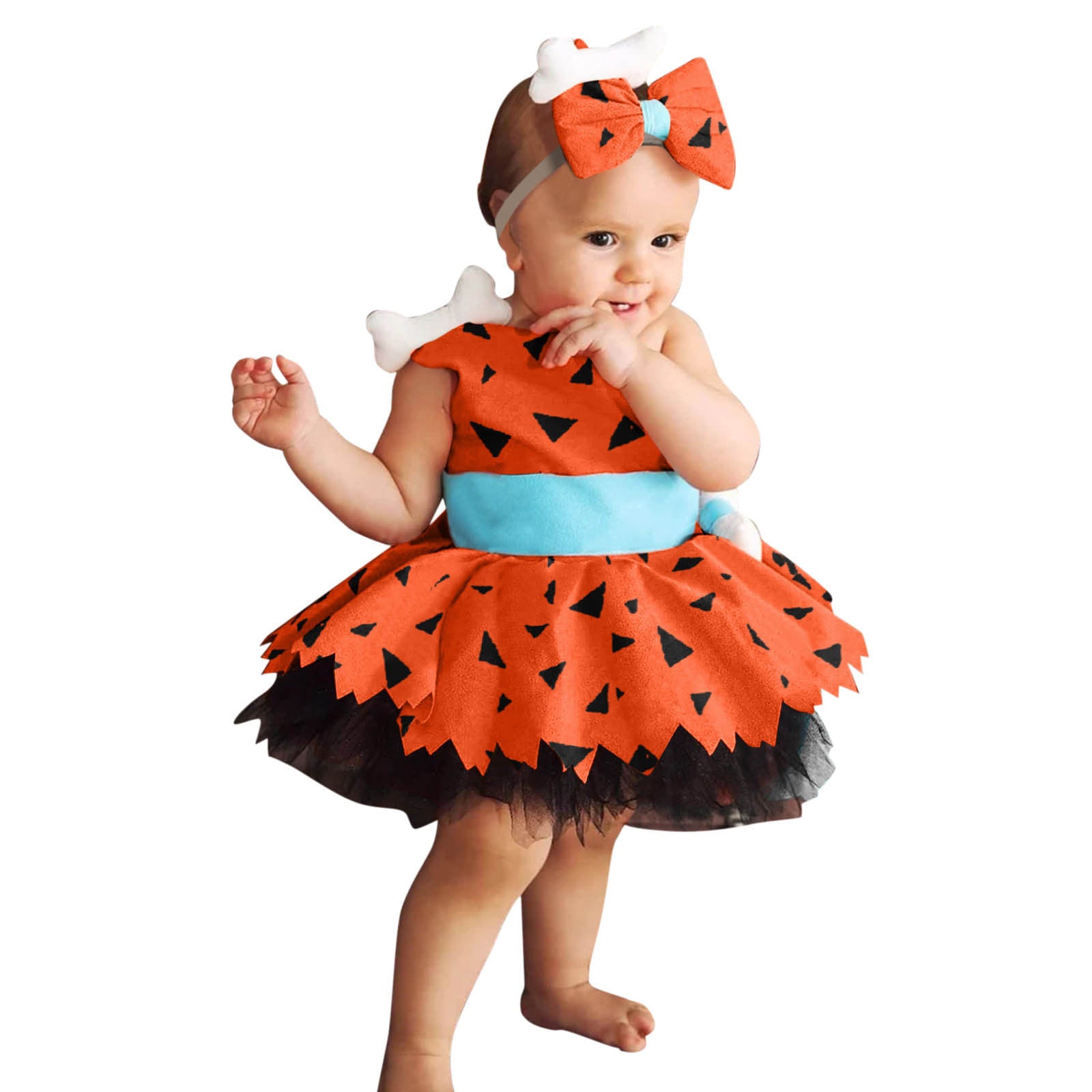 Girls Fashion Simple Halloween Mesh Costume Suit Image