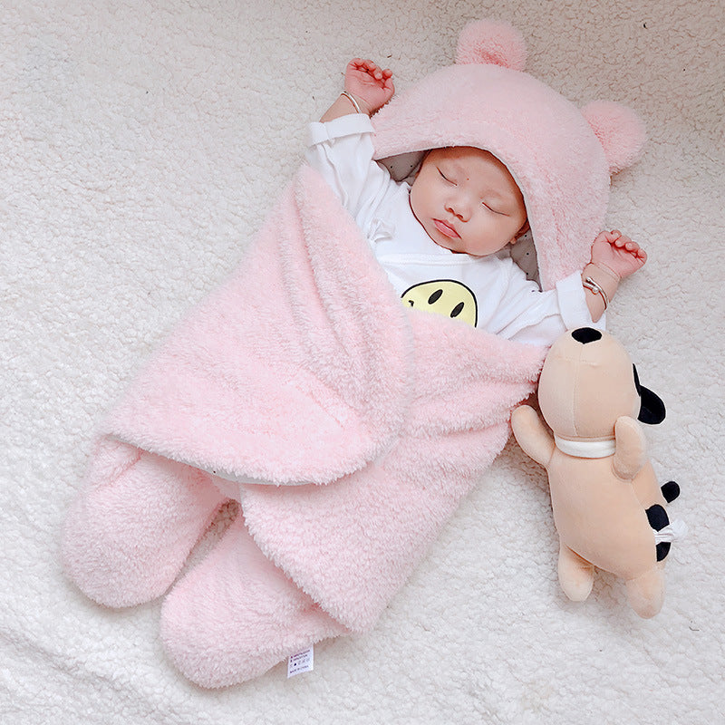 Baby Sleeping Bag Envelope for Newborn Baby Winter Swaddle Blanket Image