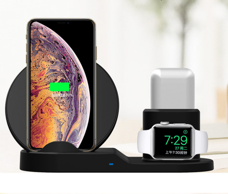 Compatible with Apple , 3-in-1 Wireless Charger Image