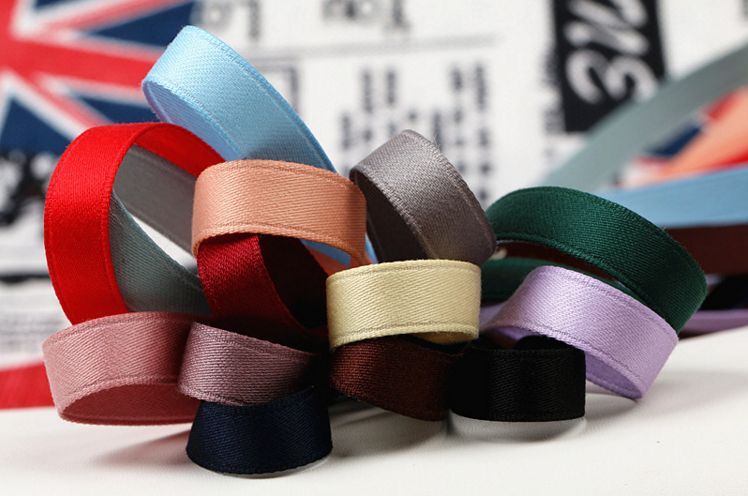 2.5cm single-sided polyester ribbon webbing Image