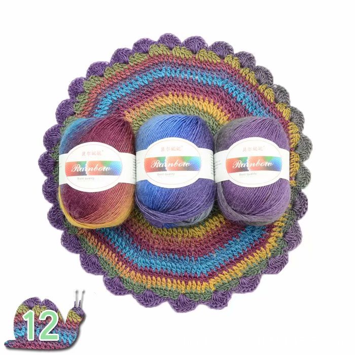 Rainbow ball of yarn Image