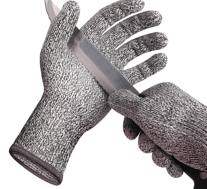 Rubber - dipped gloves against stabbing and cutting Image