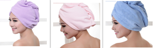 Women's Hair Dryer Cap, Absorbent Dry Hair Towel Image